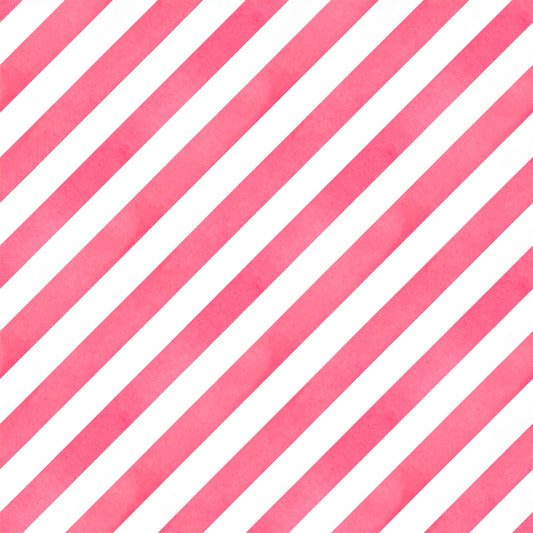 Pink Christmas Candy Pattern 5 Quilting Cotton Fabric