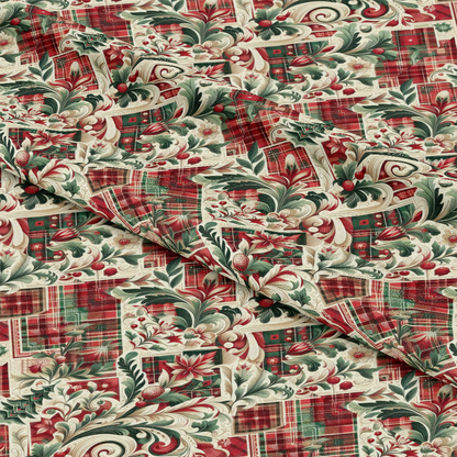 Plaid Christmas Pattern 2 Quilting Cotton Fabric