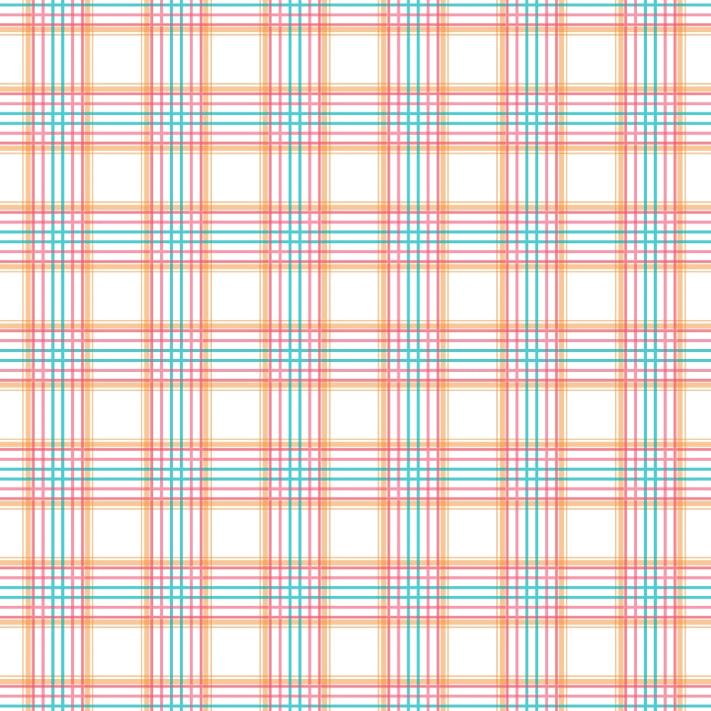 Pattern of intersecting red, blue, and green lines forming a plaid design on a white background.