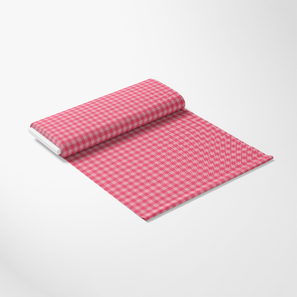 - Plaid for Summer Pattern 17 Quilting Cotton Fabric  
- Pink color  
- Checkered design  
- Cotton textile  
- Quilting material  
- Soft texture  
- Yardage fabric  
- Summer style  
- Light cotton fabric  
- Classic plaid pattern