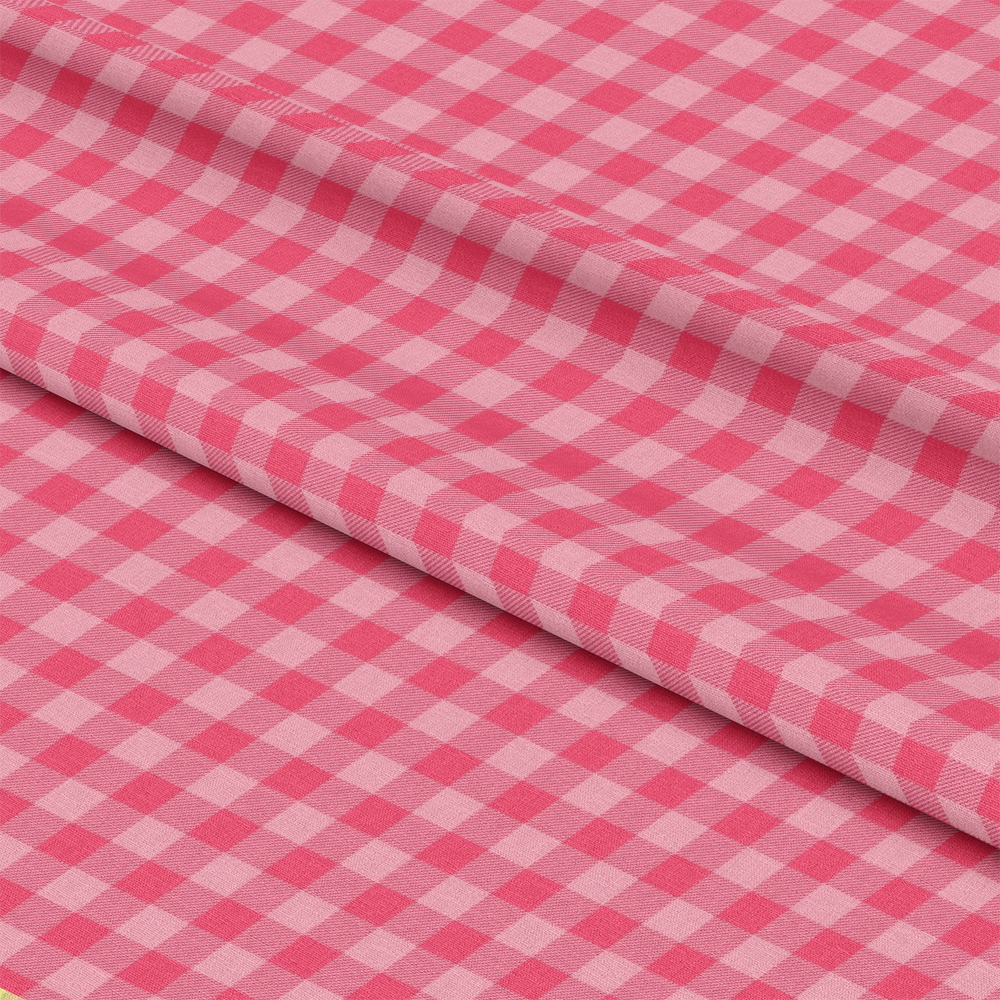 - Plaid for Summer Pattern 17 Quilting Cotton Fabric  
- Red and pink checkered design  
- Cotton textile  
- Quilting material  
- Soft, lightweight fabric  
- Classic gingham style  
- Yardage fabric for sewing projects  
- Summer-themed plaid pattern  
- Smooth woven cotton cloth