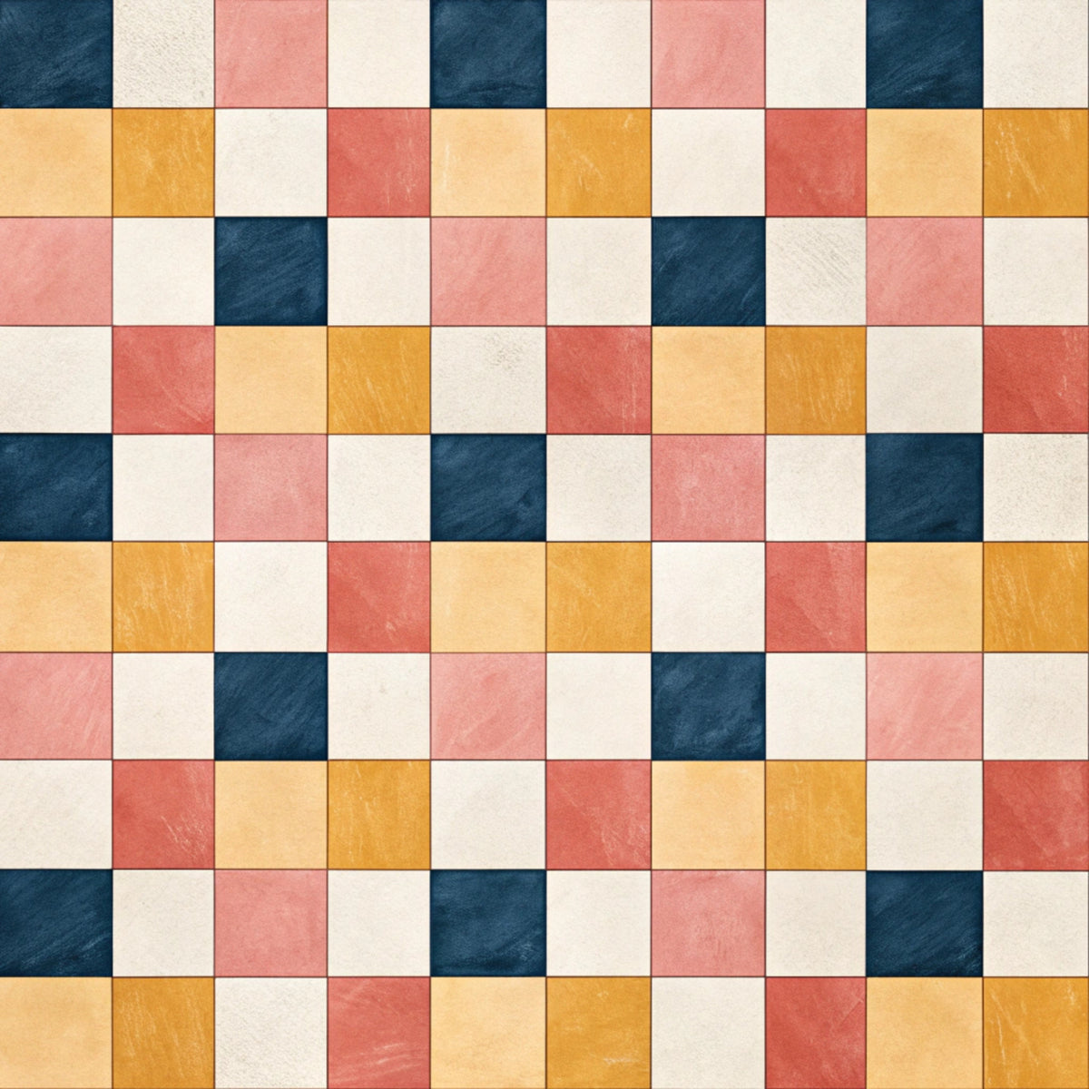 Playful Pastel Geometric Pattern 2 Quilting Cotton Fabric