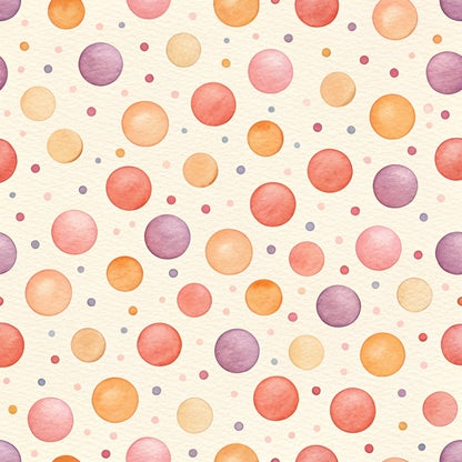 Playful Pastel Geometric Pattern 20 Quilting Cotton Fabric