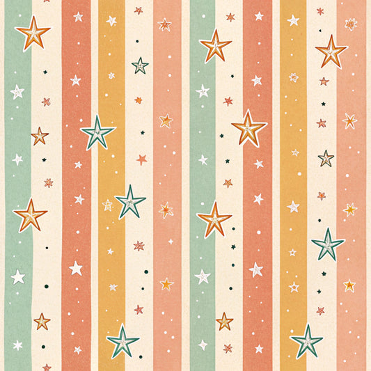 Playful Pastel Geometric Pattern 5 Quilting Cotton Fabric