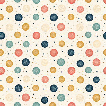 Playful Pastel Geometric Pattern 7 Quilting Cotton Fabric