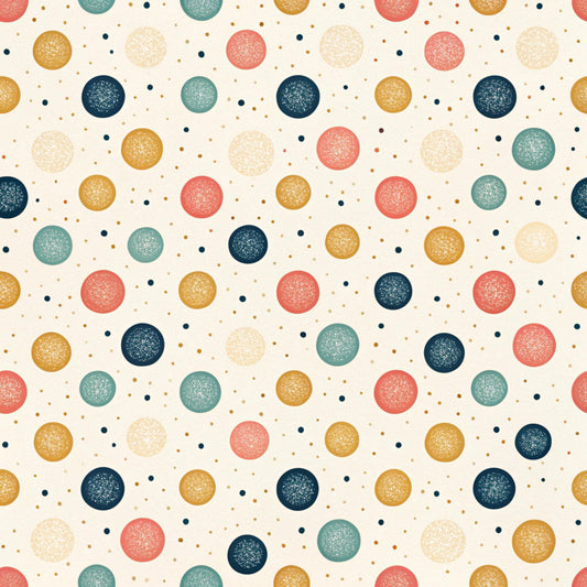 Playful Pastel Geometric Pattern 7 Quilting Cotton Fabric