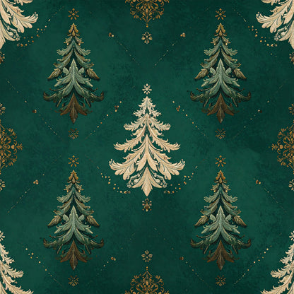 Poinsettia Elegance Pattern 17 Quilting Cotton Fabric