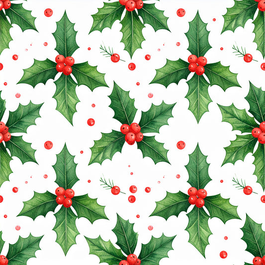 Preppy Christmas Classic Santa Pattern 10 Quilting Cotton Fabric