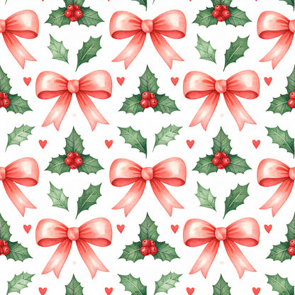 Preppy Christmas Classic Santa Pattern 11 Quilting Cotton Fabric