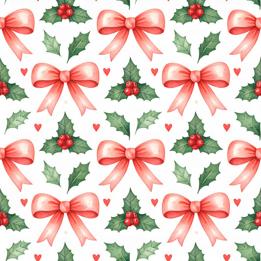 Preppy Christmas Classic Santa Pattern 11 Quilting Cotton Fabric