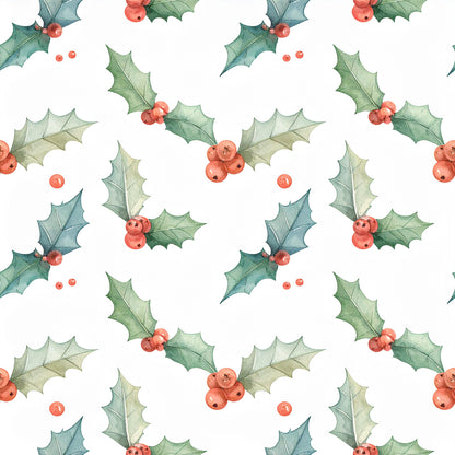 Preppy Christmas Classic Santa Pattern 20 Quilting Cotton Fabric