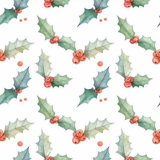 Preppy Christmas Classic Santa Pattern 20 Quilting Cotton Fabric