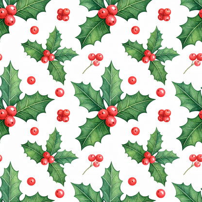 Preppy Christmas Classic Santa Pattern 9 Quilting Cotton Fabric