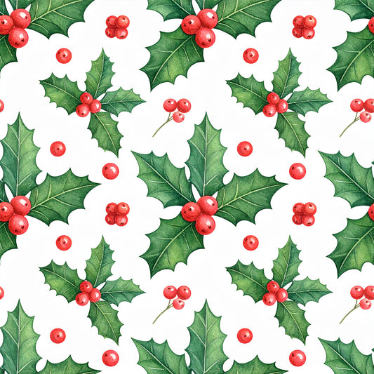 Preppy Christmas Classic Santa Pattern 9 Quilting Cotton Fabric