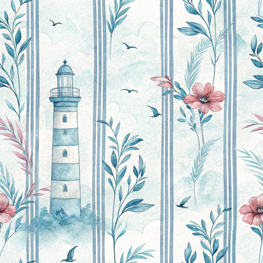 Preppy Summer Pattern 29 Quilting Cotton Fabric