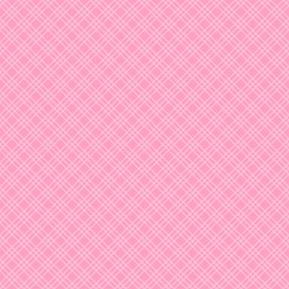 Pink background with a white crisscross pattern forming a grid.