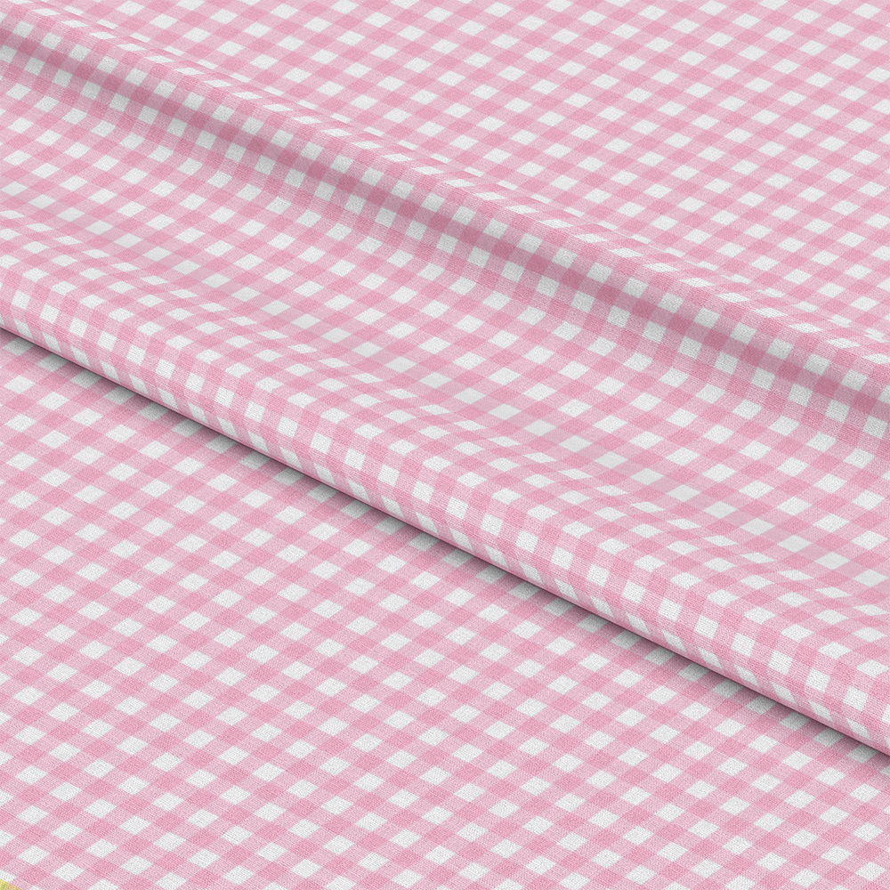- Princess Plaids Pattern 20 Quilting Cotton Fabric  
- pink and white  
- gingham  
- checkered  
- cotton  
- quilting  
- textile  
- sewing material  
- soft fabric  
- lightweight  
- smooth texture