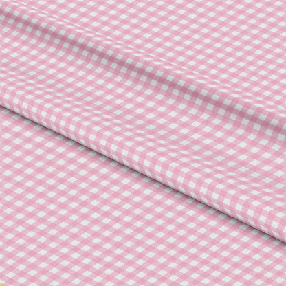 - Princess Plaids Pattern 20 Quilting Cotton Fabric  
- pink and white  
- gingham  
- checkered  
- cotton  
- quilting  
- textile  
- sewing material  
- soft fabric  
- lightweight  
- smooth texture