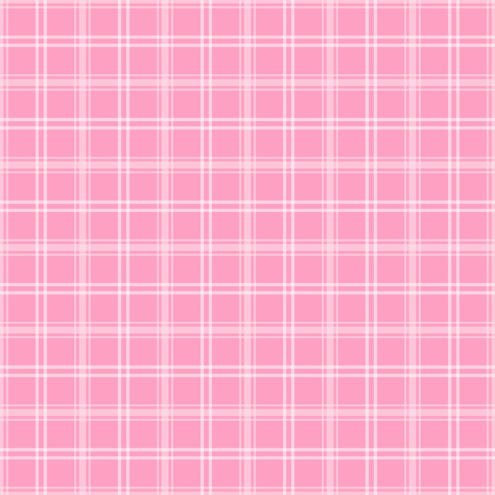 A pattern of intersecting white lines forming a pink plaid design.