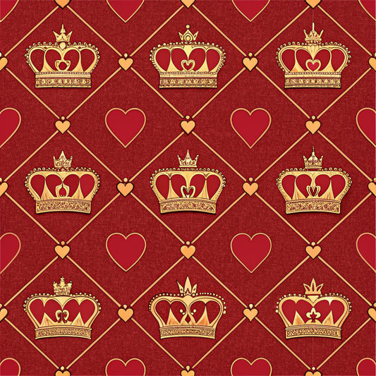Queen of Hearts Pattern 11 Quilting Cotton Fabric