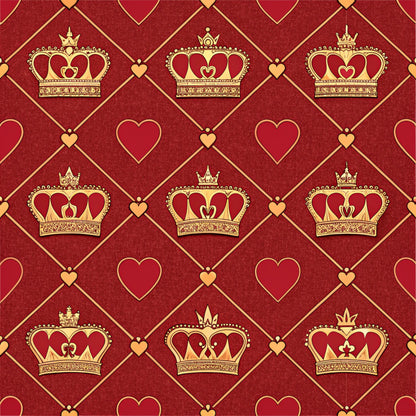 Queen of Hearts Pattern 11 Quilting Cotton Fabric