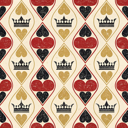 Queen of Hearts Pattern 13 Quilting Cotton Fabric