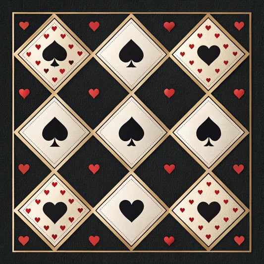 Queen of Hearts Pattern 16 Quilting Cotton Fabric