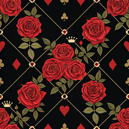 Queen of Hearts Pattern 1 Quilting Cotton Fabric