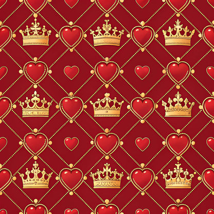 Queen of Hearts Pattern 21 Quilting Cotton Fabric