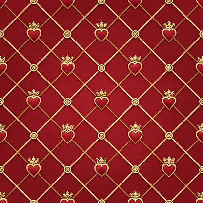 Queen of Hearts Pattern 23 Quilting Cotton Fabric