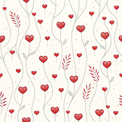 Queen of Hearts Pattern 8 Quilting Cotton Fabric