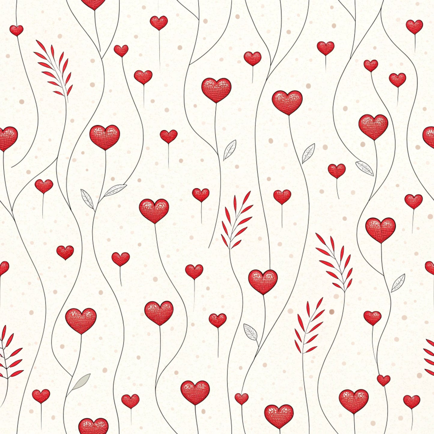 Queen of Hearts Pattern 8 Quilting Cotton Fabric