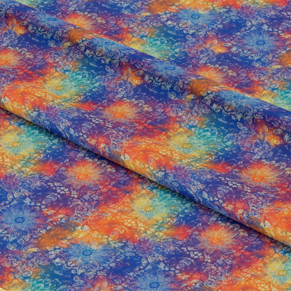Rainbow Mandala Pattern 1 Quilting Cotton Fabric