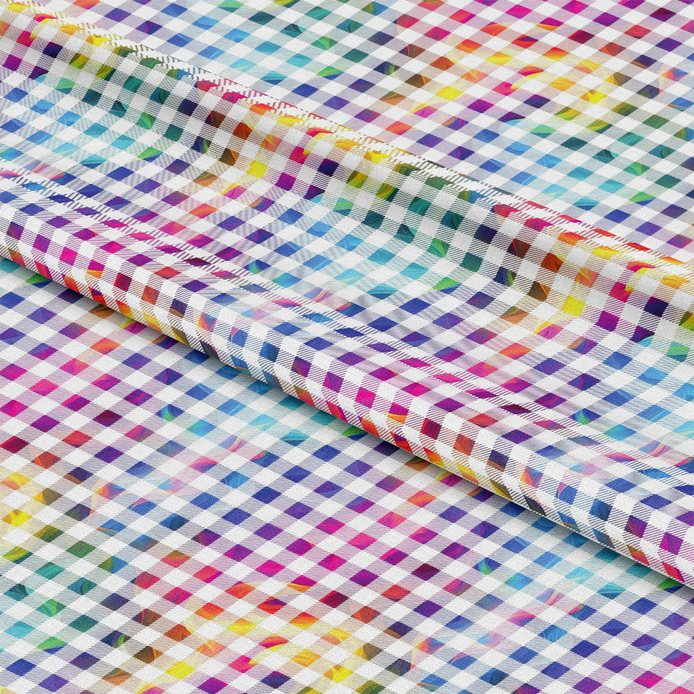 Rainbow Smoke Pattern 16 Quilting Cotton Fabric