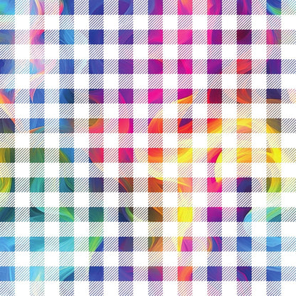 Rainbow Smoke Pattern 16 Quilting Cotton Fabric