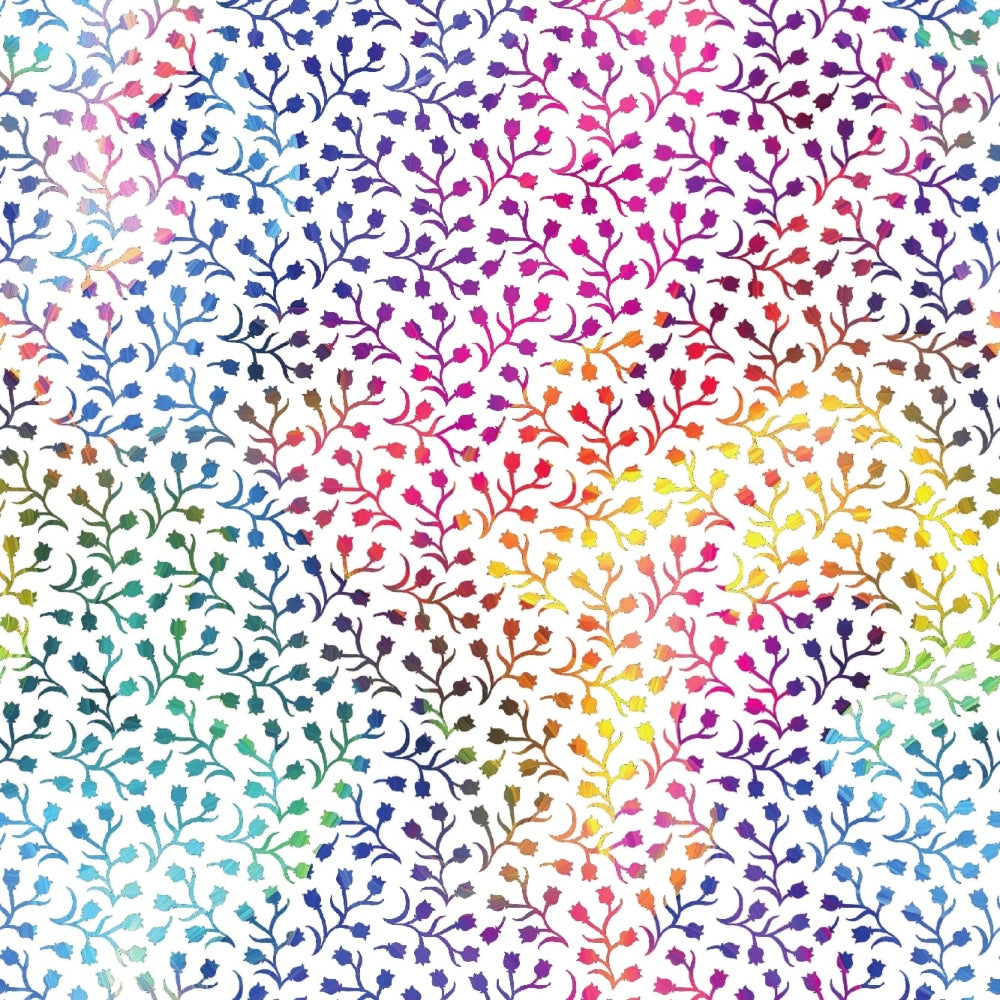 Rainbow Smoke Pattern 20 Quilting Cotton Fabric