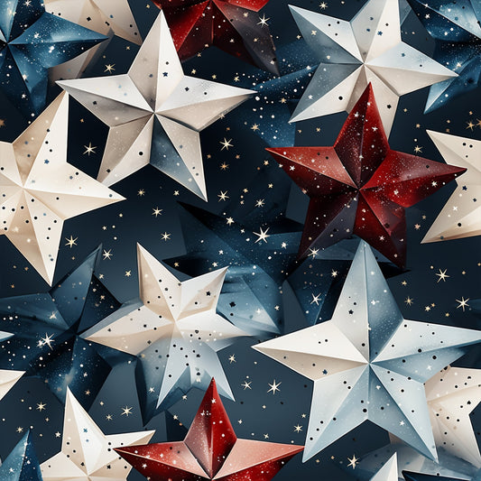 Realistic 4th of July Pattern 10 Quilting Cotton Fabric