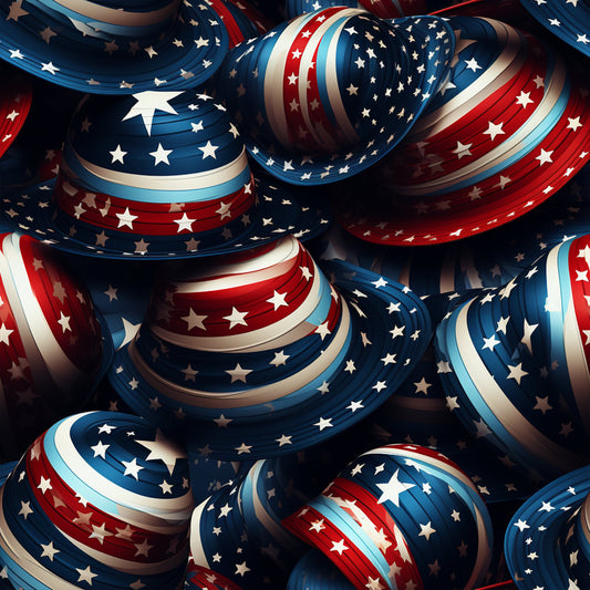 Realistic 4th of July Pattern 11 Quilting Cotton Fabric