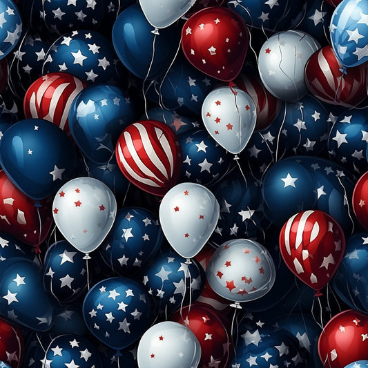 Realistic 4th of July Pattern 13 Quilting Cotton Fabric