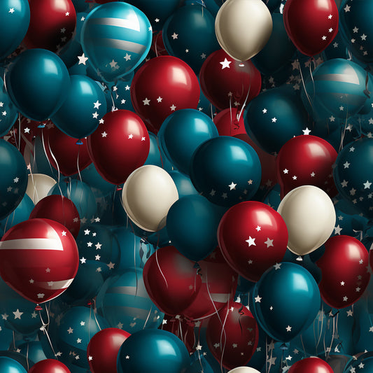 Realistic 4th of July Pattern 14 Quilting Cotton Fabric