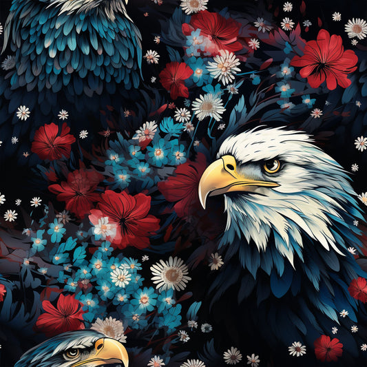 Realistic 4th of July Pattern 19 Quilting Cotton Fabric