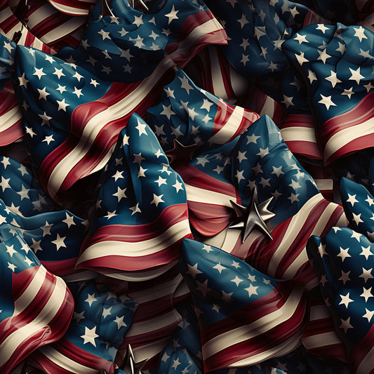 Realistic 4th of July Pattern 5 Quilting Cotton Fabric