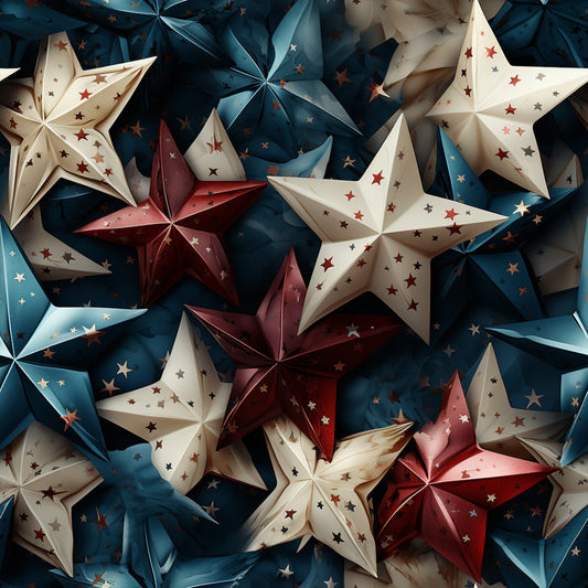 Realistic 4th of July Pattern 9 Quilting Cotton Fabric
