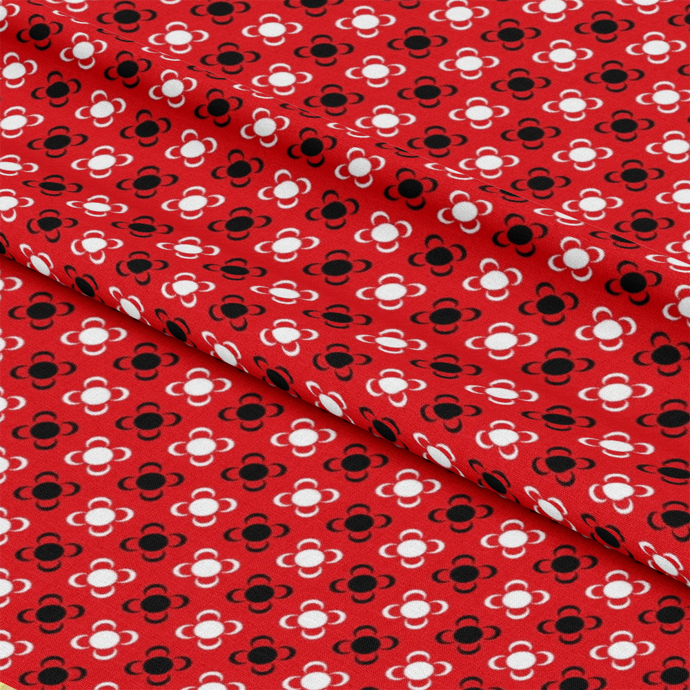 Red Bandana Pattern 1 Quilting Cotton Fabric