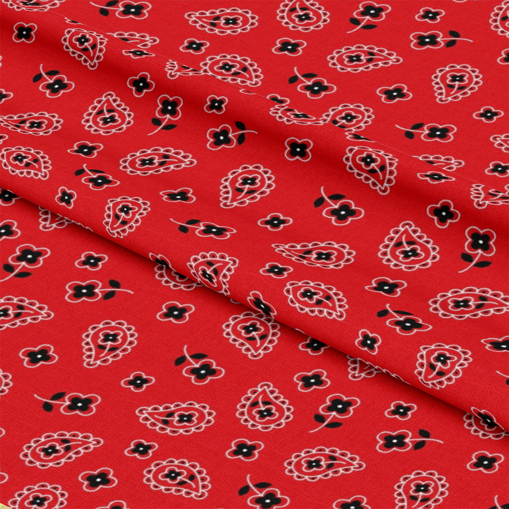 Red Bandana Pattern 3 Quilting Cotton Fabric