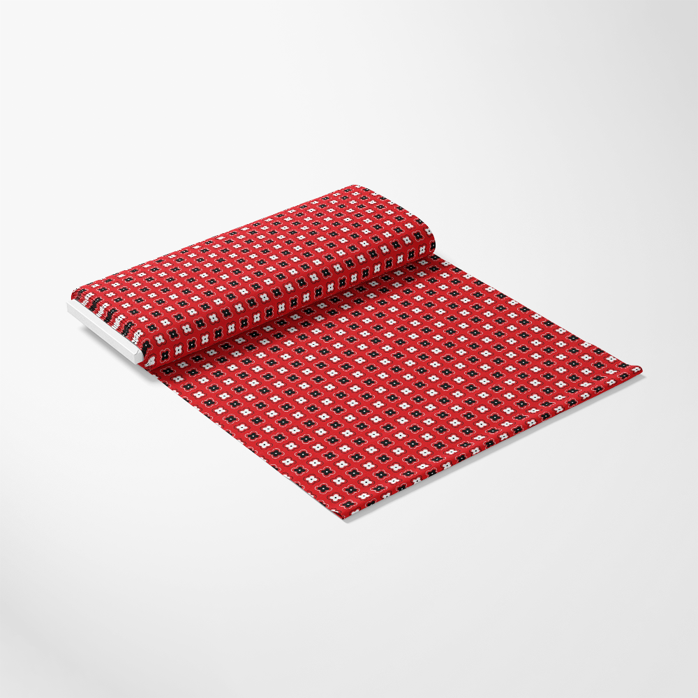 Red Bandana Pattern 4 Quilting Cotton Fabric