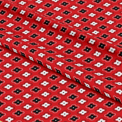 Red Bandana Pattern 4 Quilting Cotton Fabric