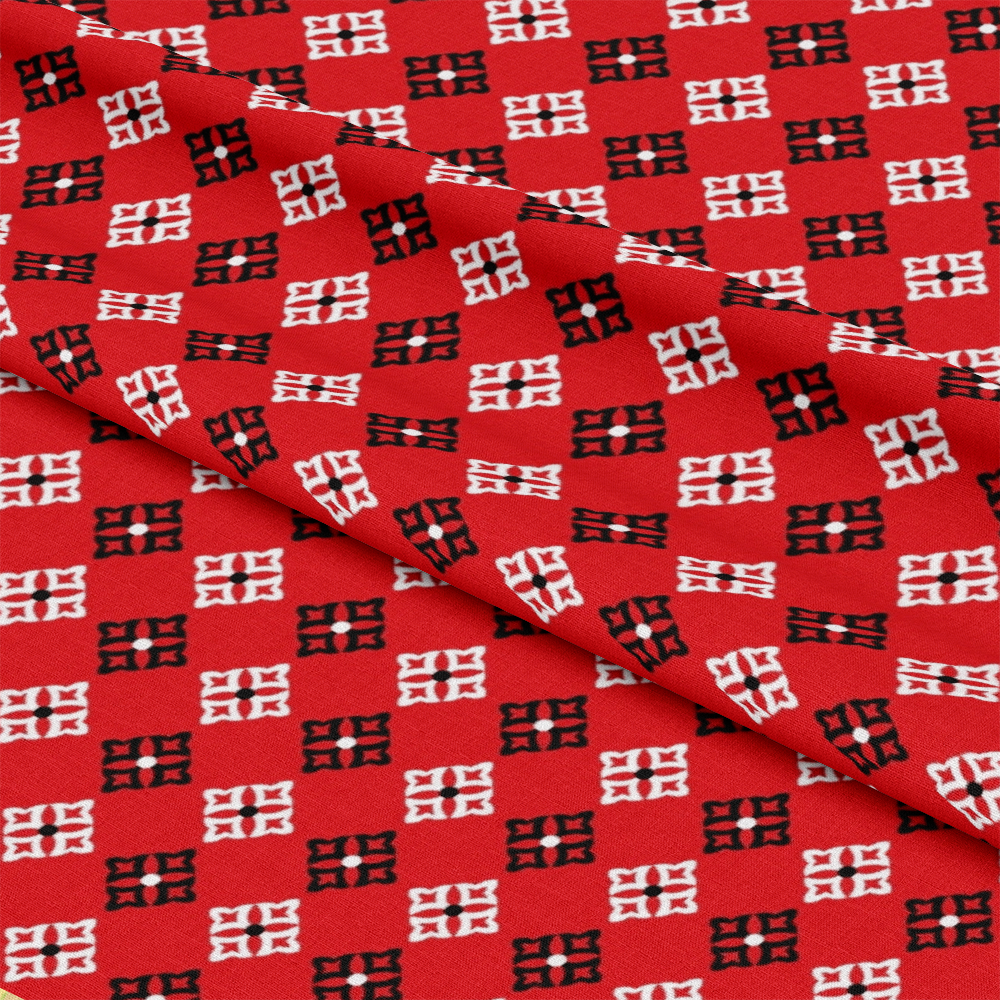 Red Bandana Pattern 5 Quilting Cotton Fabric