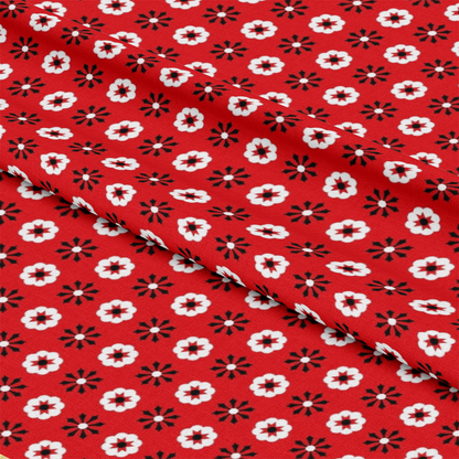 Red Bandana Pattern 7 Quilting Cotton Fabric