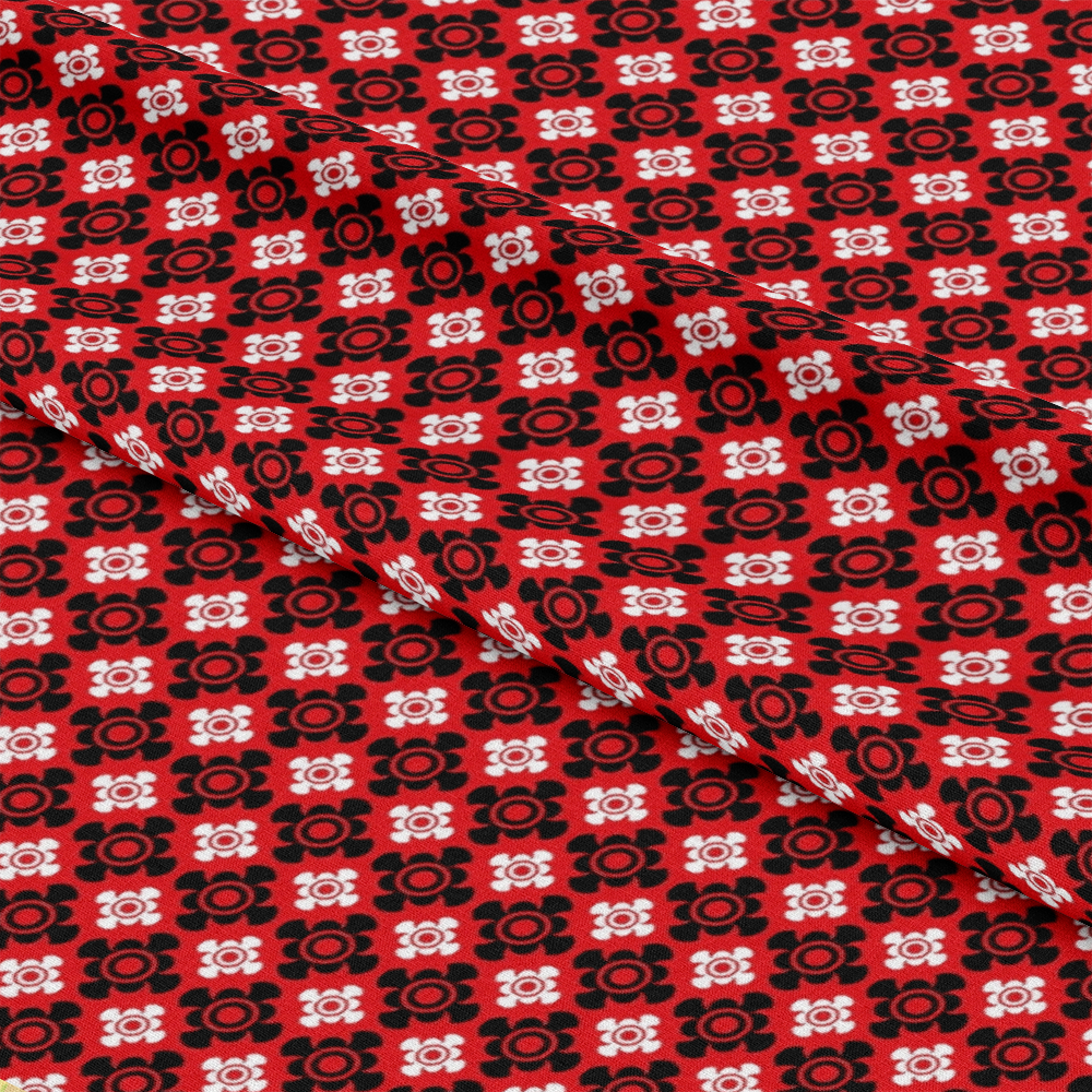 Red Bandana Pattern 8 Quilting Cotton Fabric